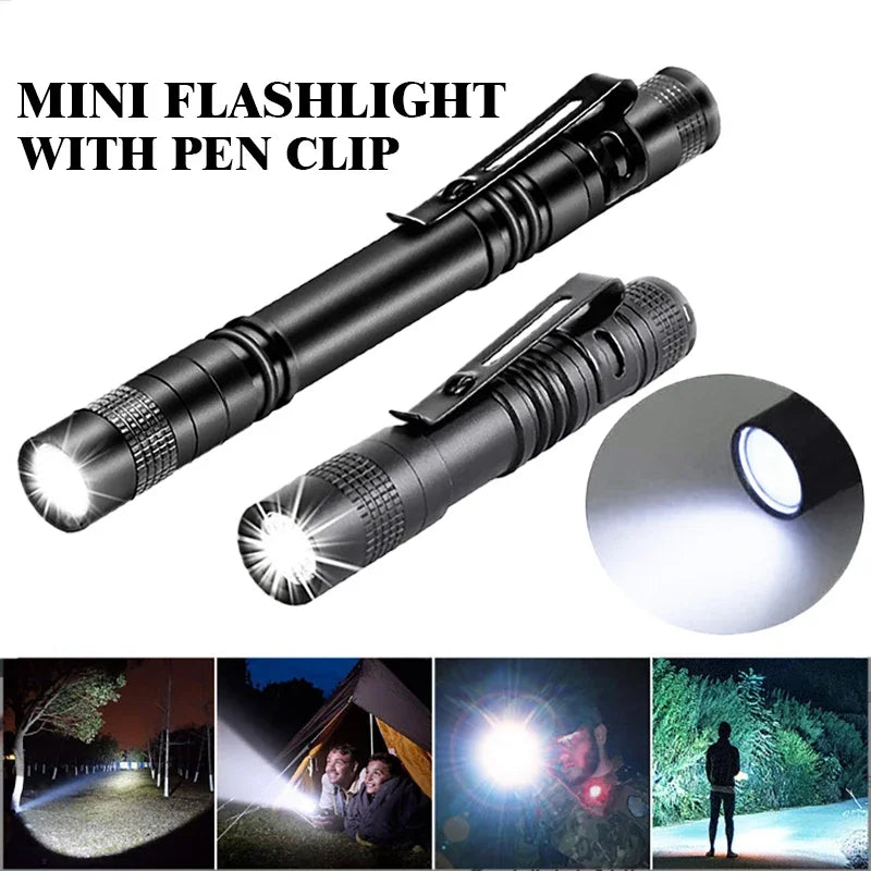 Mini LED Flashlight Pocket Pen Light