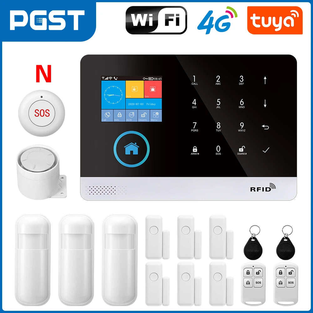 4G WiFi Home Security Alarm System