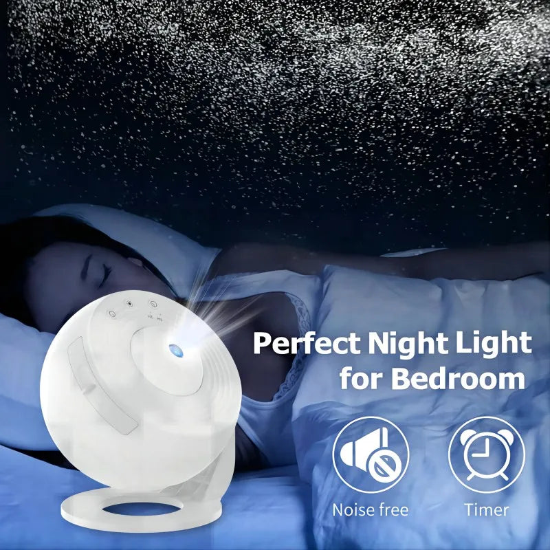 Galaxy Projector Night Light – 360° Rotate Star Planetarium Projector