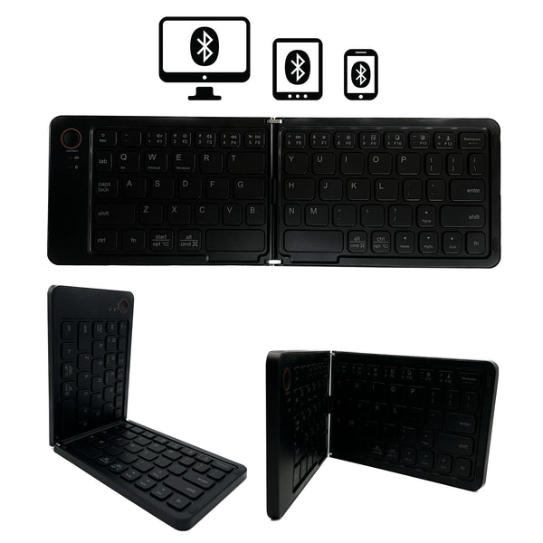 Rechargeable Folding Wireless Bluetooth Keyboard