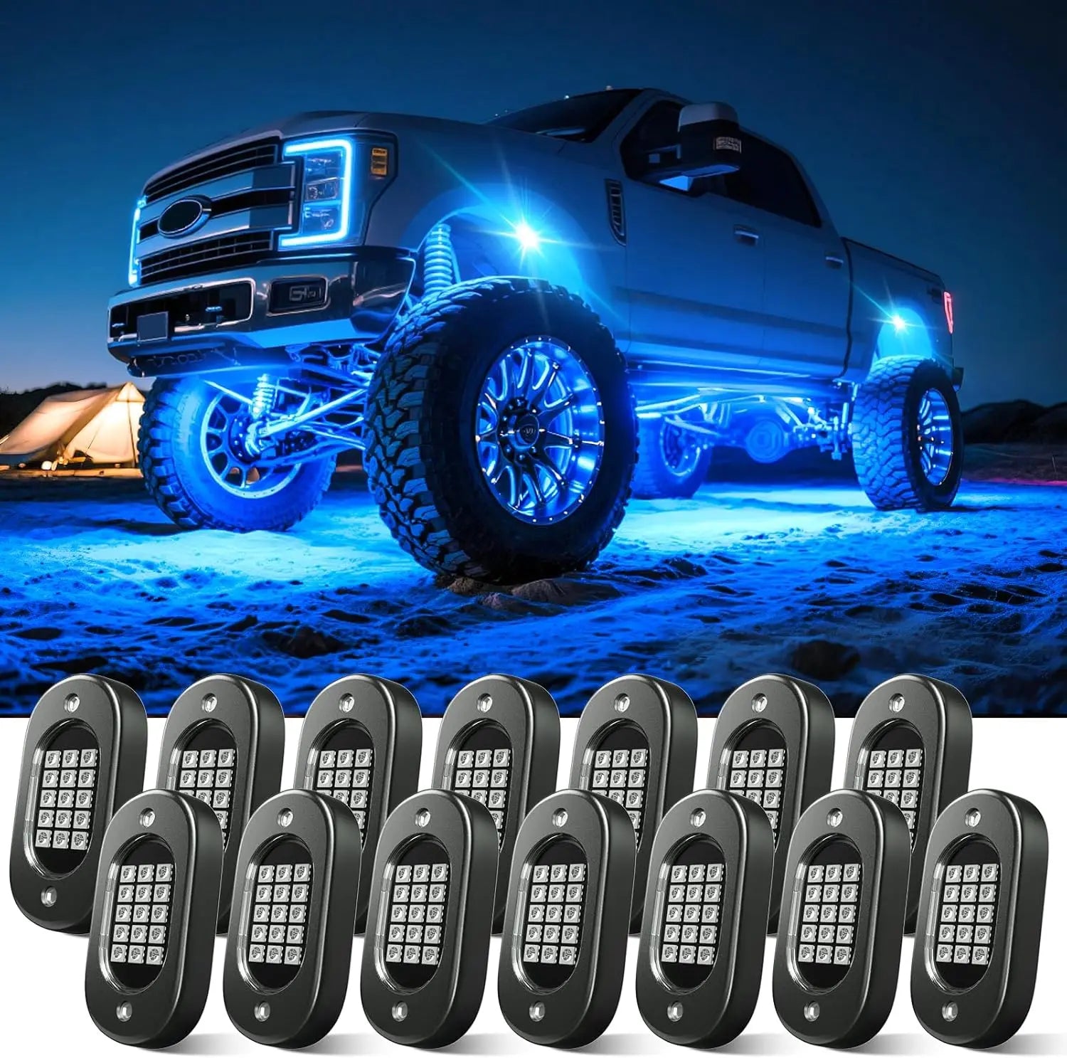 RGB LED Neon Car Underglow Chassis Lights with Music Sync
