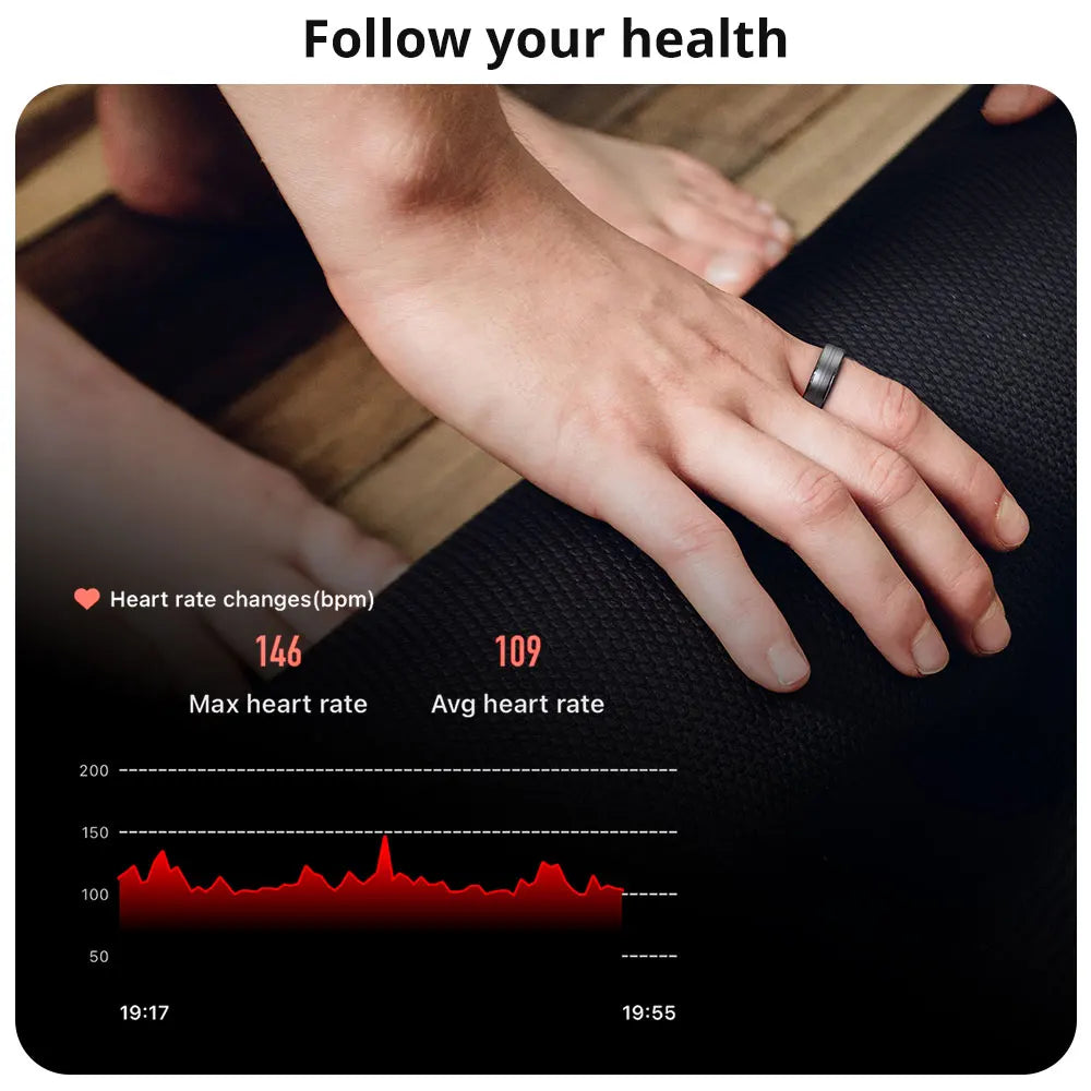 R06 Smart Ring – Advanced Health Monitoring with Charging Case