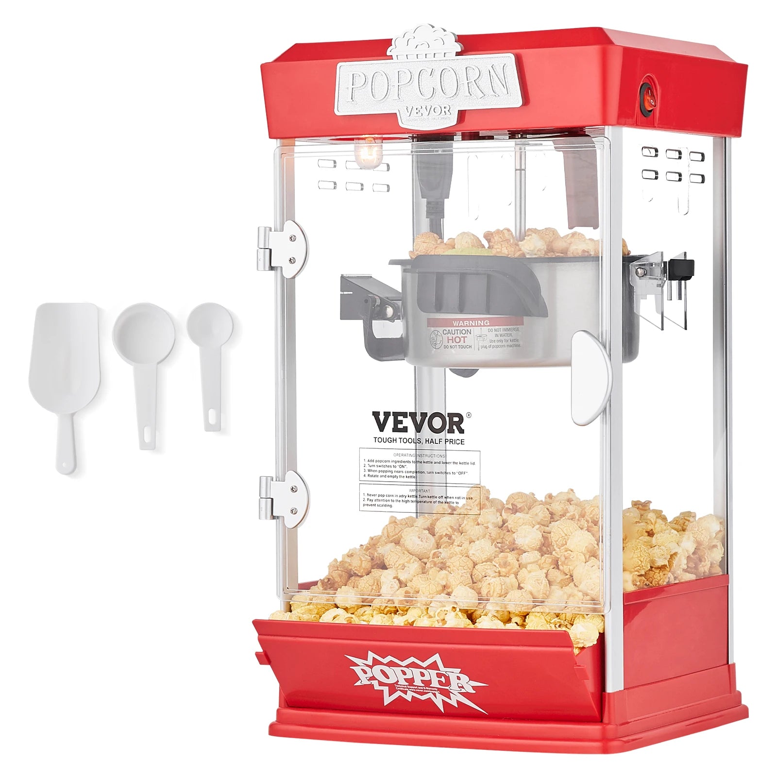 Countertop Commercial Popcorn Machine 1.5 Gal per Batch