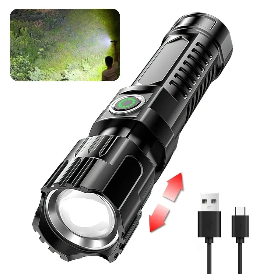 High Power LED Flashlights 2000LM Tactical Torch