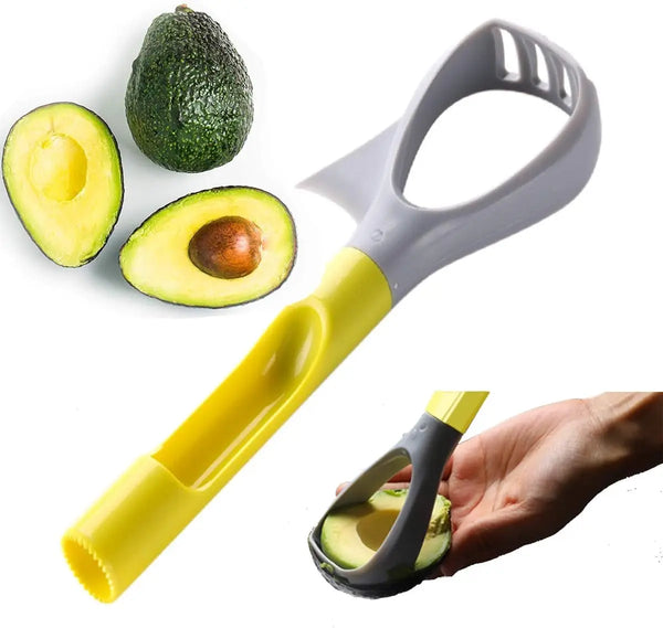 5 in 1 Multi-Function Avocado Slicer Avocado Masher Avocado Separator Fruit Corer with Comfortable Handle