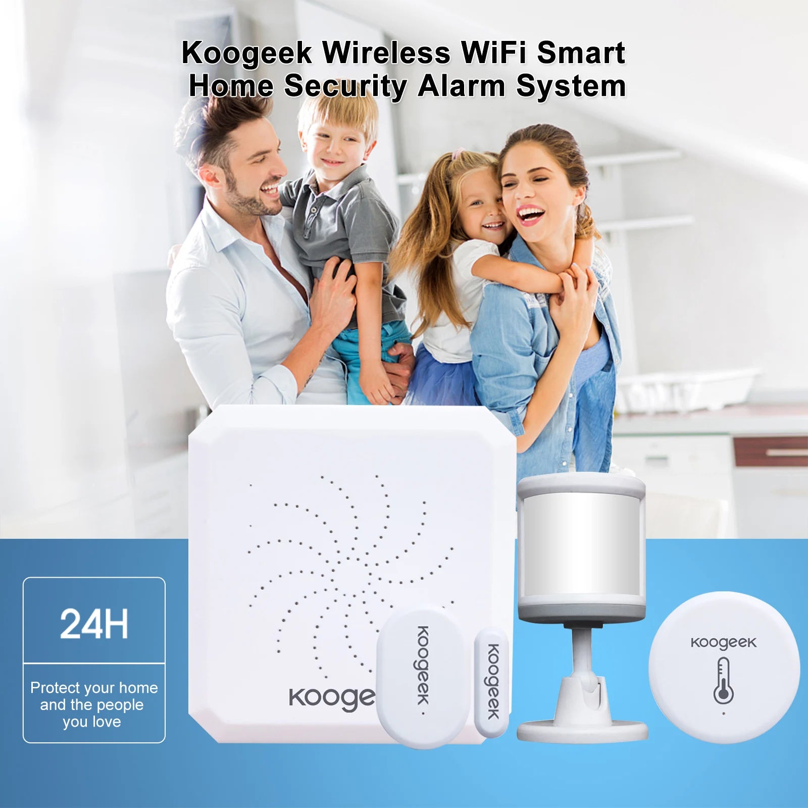 Wireless WiFi Smart Home Security System