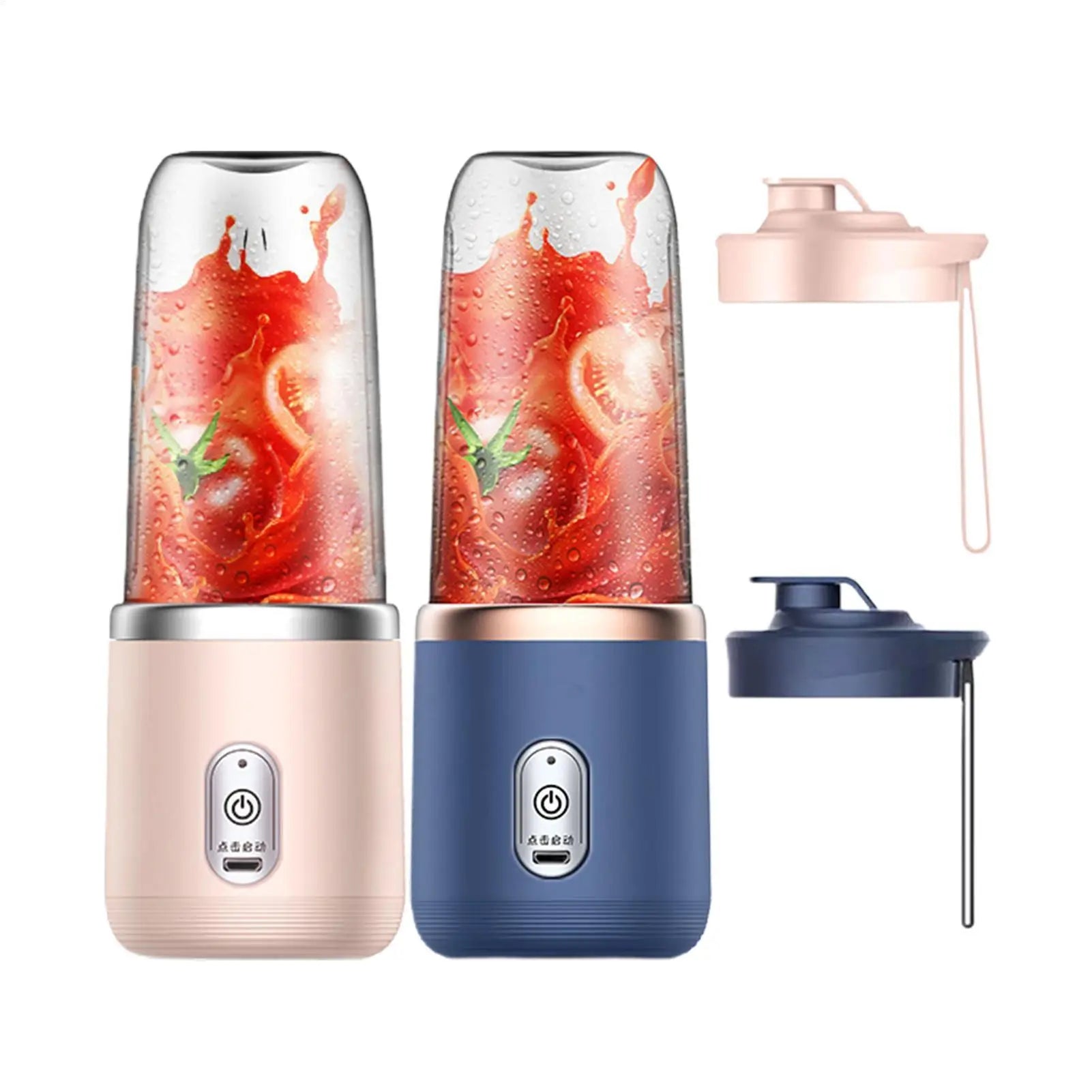 Rechargeable 6 Blades Electric Portable Juicer Cup Mixer