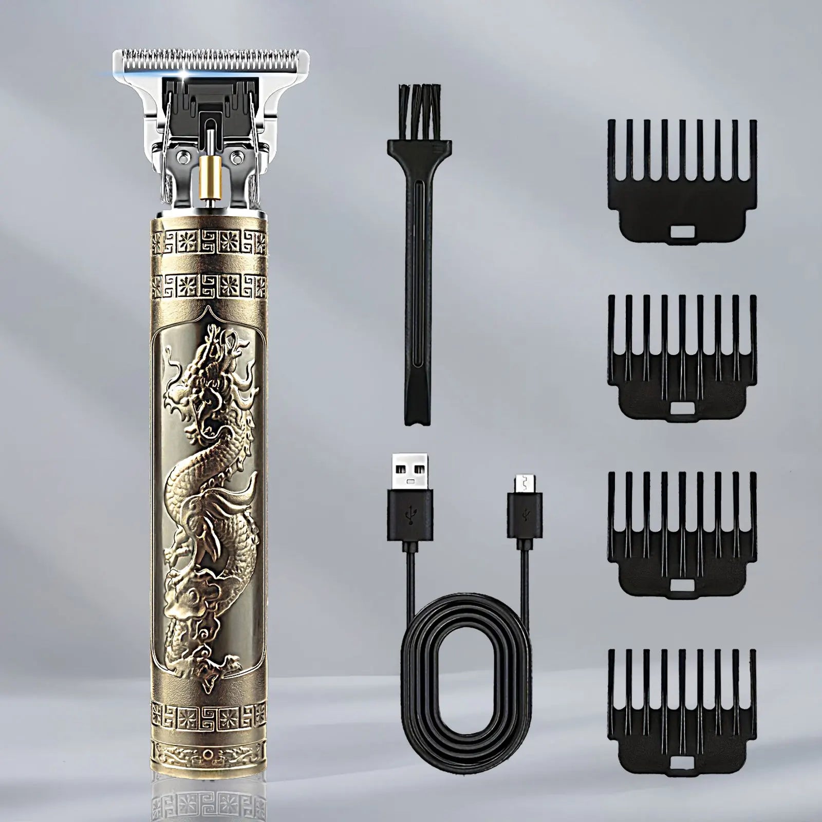 LCD Electric Rechargeable Sculpture Shaver And Hair Clipper For Men