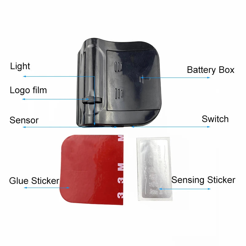 2pcs Wireless LED Car Door Welcome Logo Light