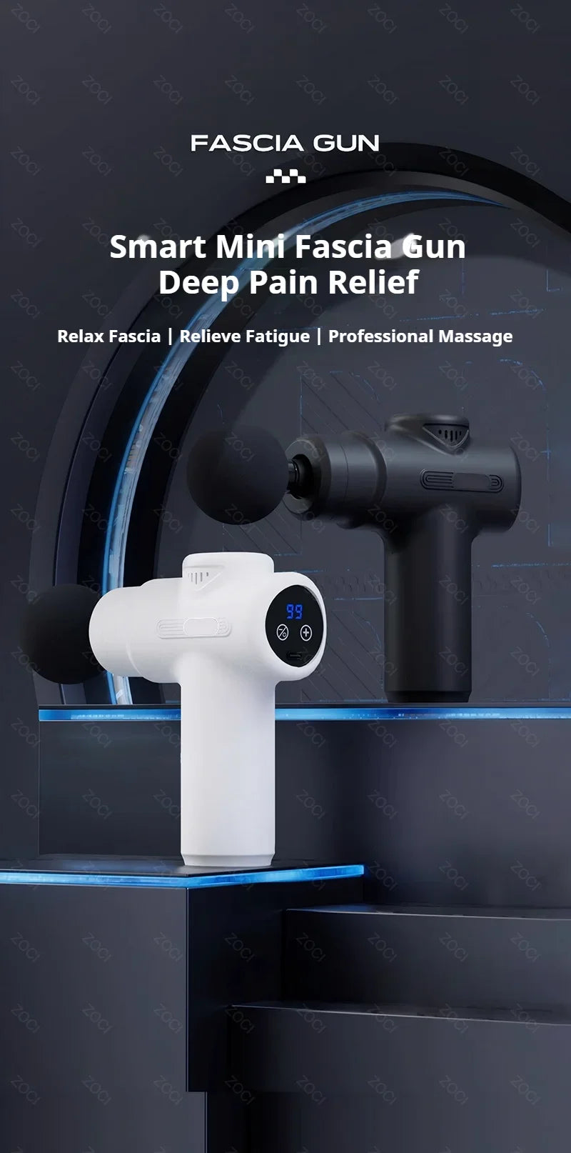 Professional Mini 99 Speed Deep Tissue Muscle Vibrating Massage Gun