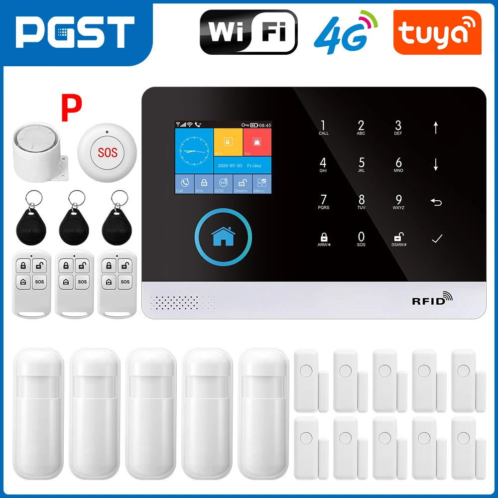 4G WiFi Home Security Alarm System