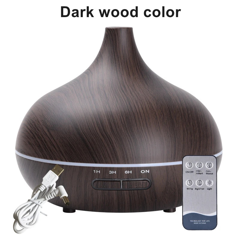 550ml Wood Color USB Aroma Diffuser