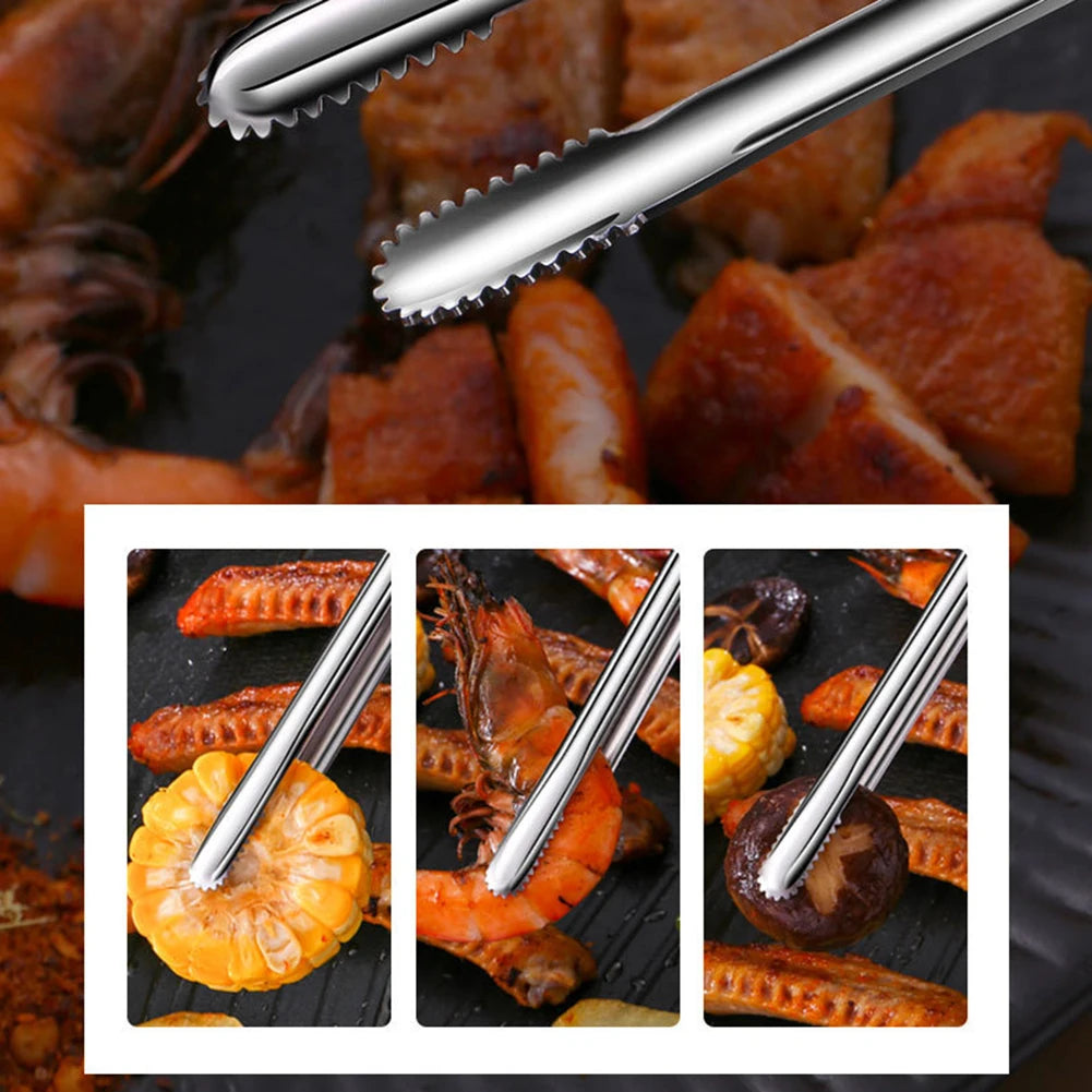 Stainless Steel BBQ Grill Tongs