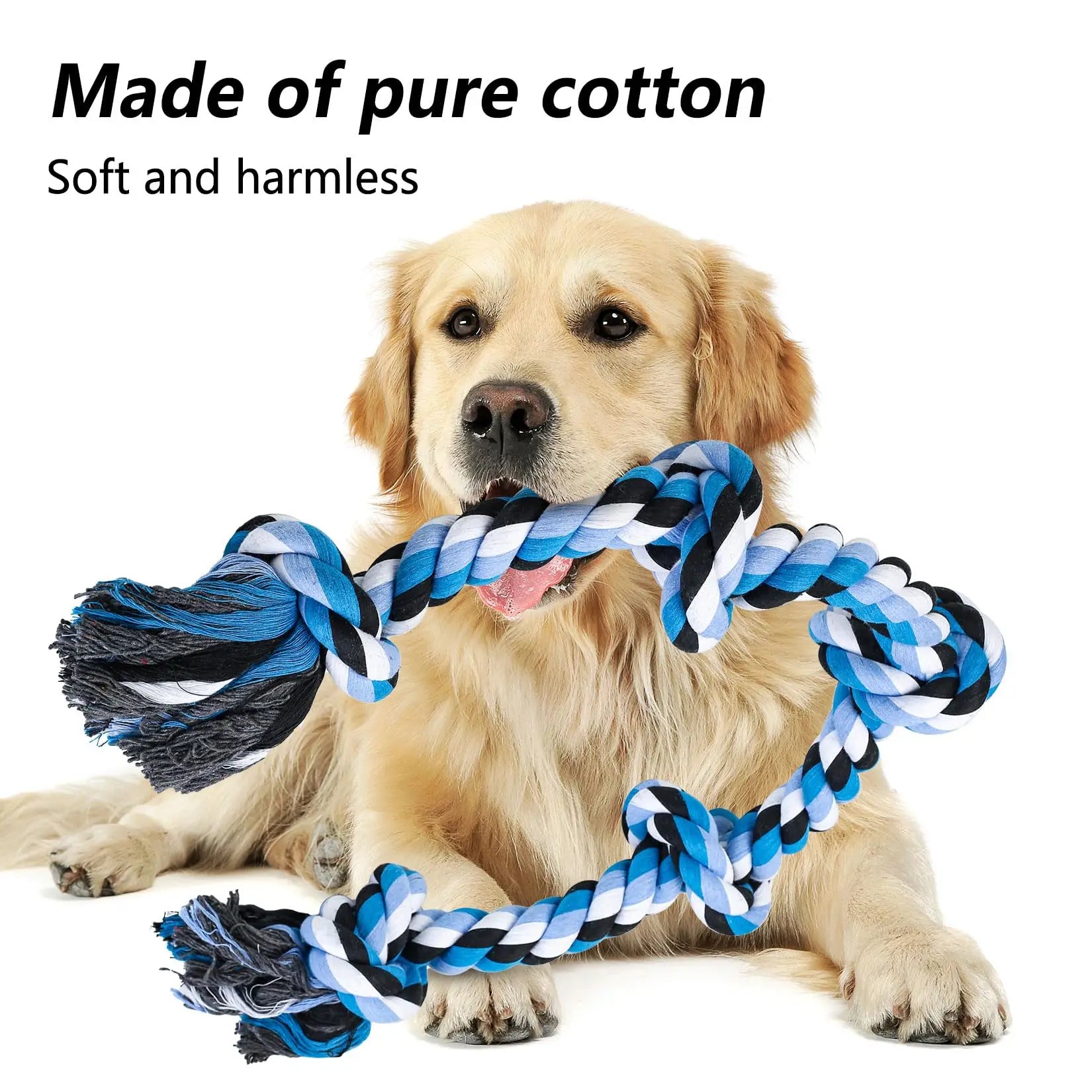 35" Indestructible Dog Rope Toy
