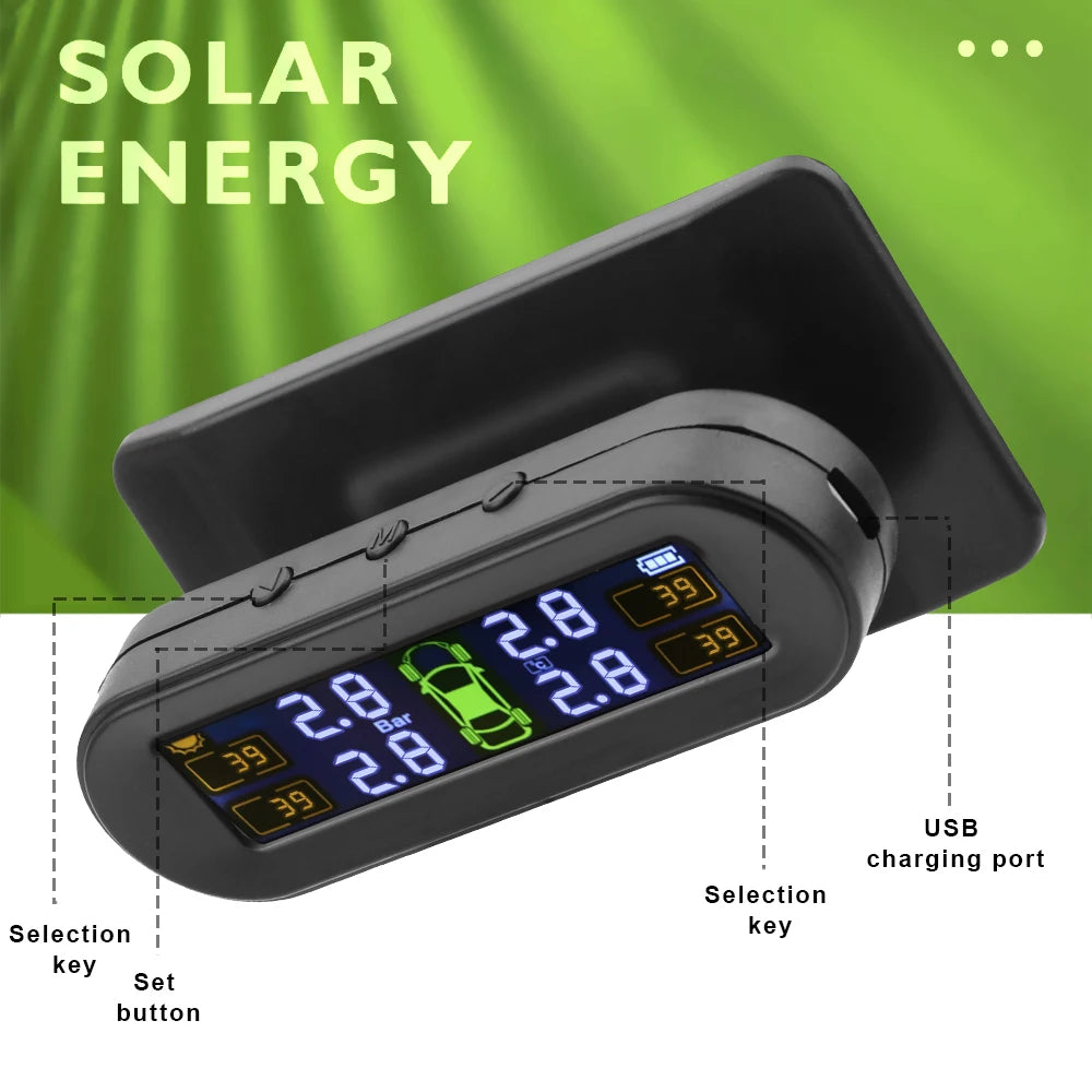 Solar Tire Pressure Monitoring System