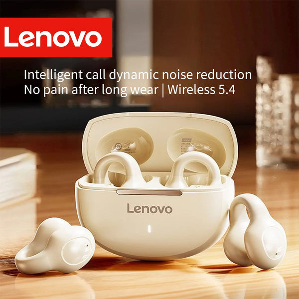 Lenovo Wireless Sport Earbuds Active Noise Cancelling Clip on