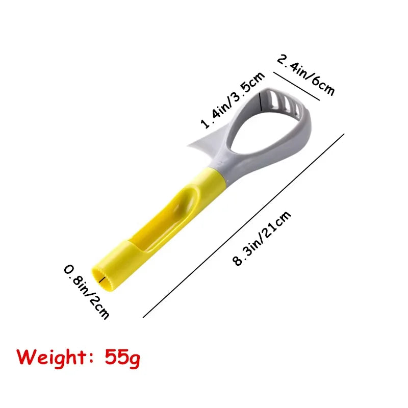 5 in 1 Multi-Function Avocado Slicer Avocado Masher Avocado Separator Fruit Corer with Comfortable Handle