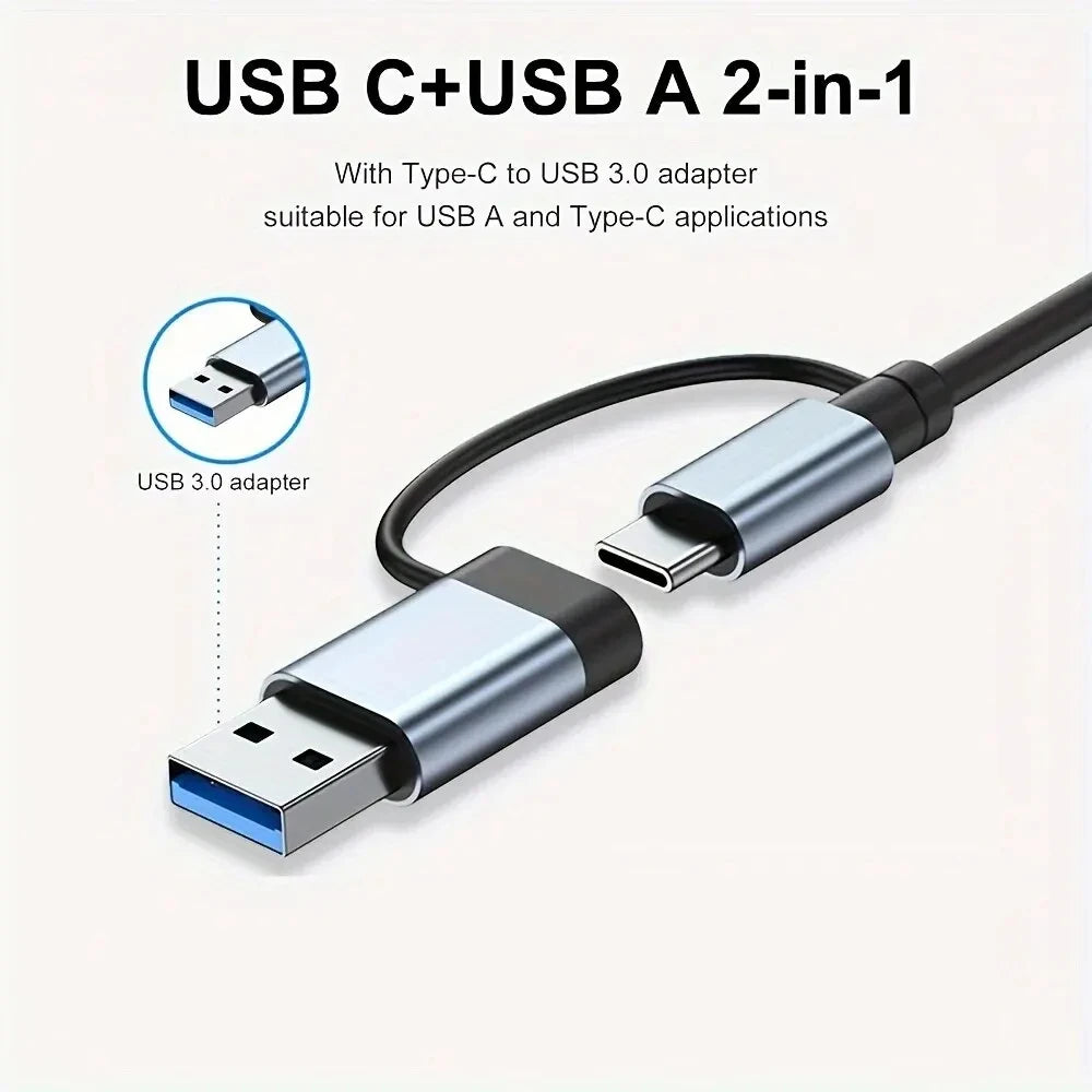 8 In 2 USB HUB Docking Station