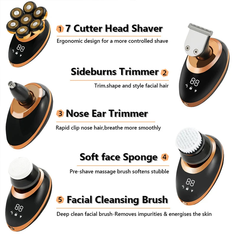 Men 7D Floating Electric Shaver