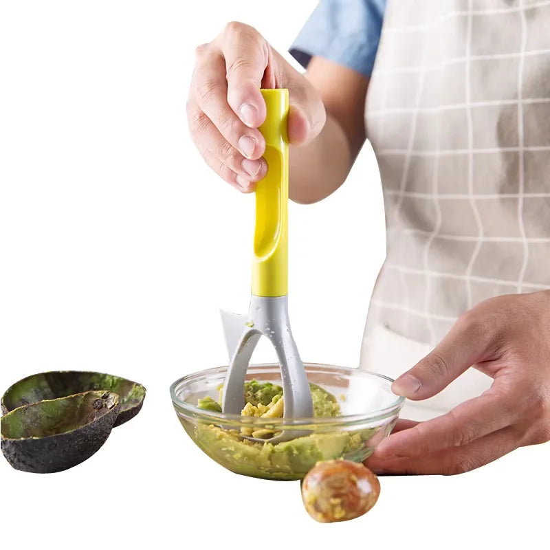 5 in 1 Multi-Function Avocado Slicer Avocado Masher Avocado Separator Fruit Corer with Comfortable Handle