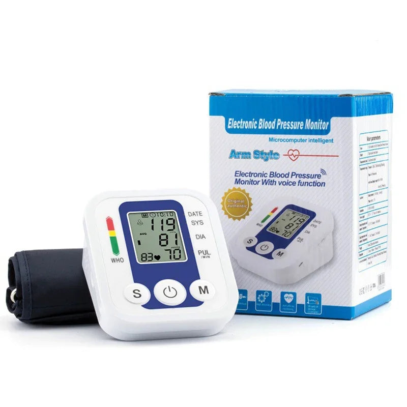 LCD Pulse BP Monitor