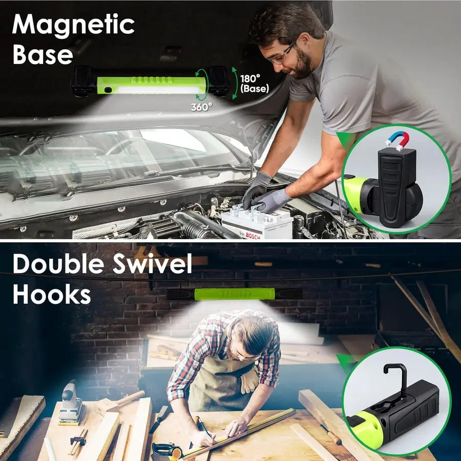 6000mAh 3200LM Rechargeable 3rd Gen Bright Mechanic Under Hood Work Light