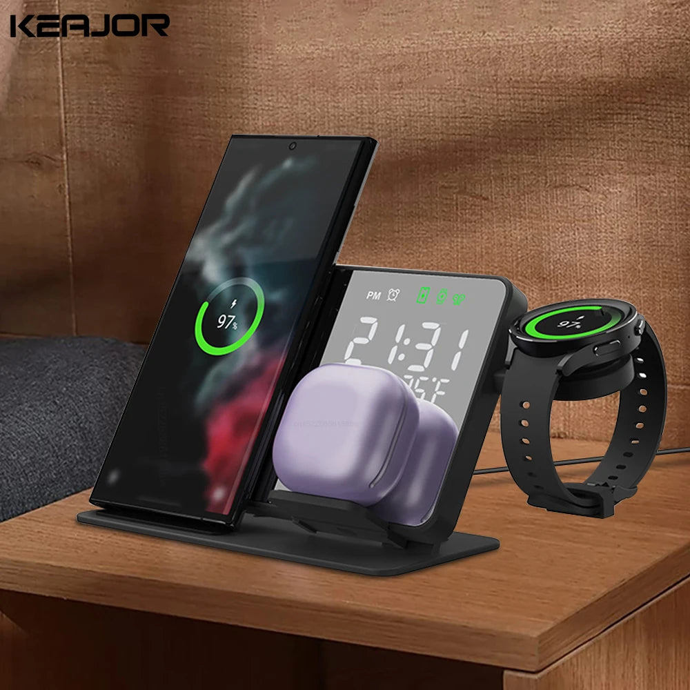 3-in-1 Wireless Charger for Samsung Galaxy Watches & S Series