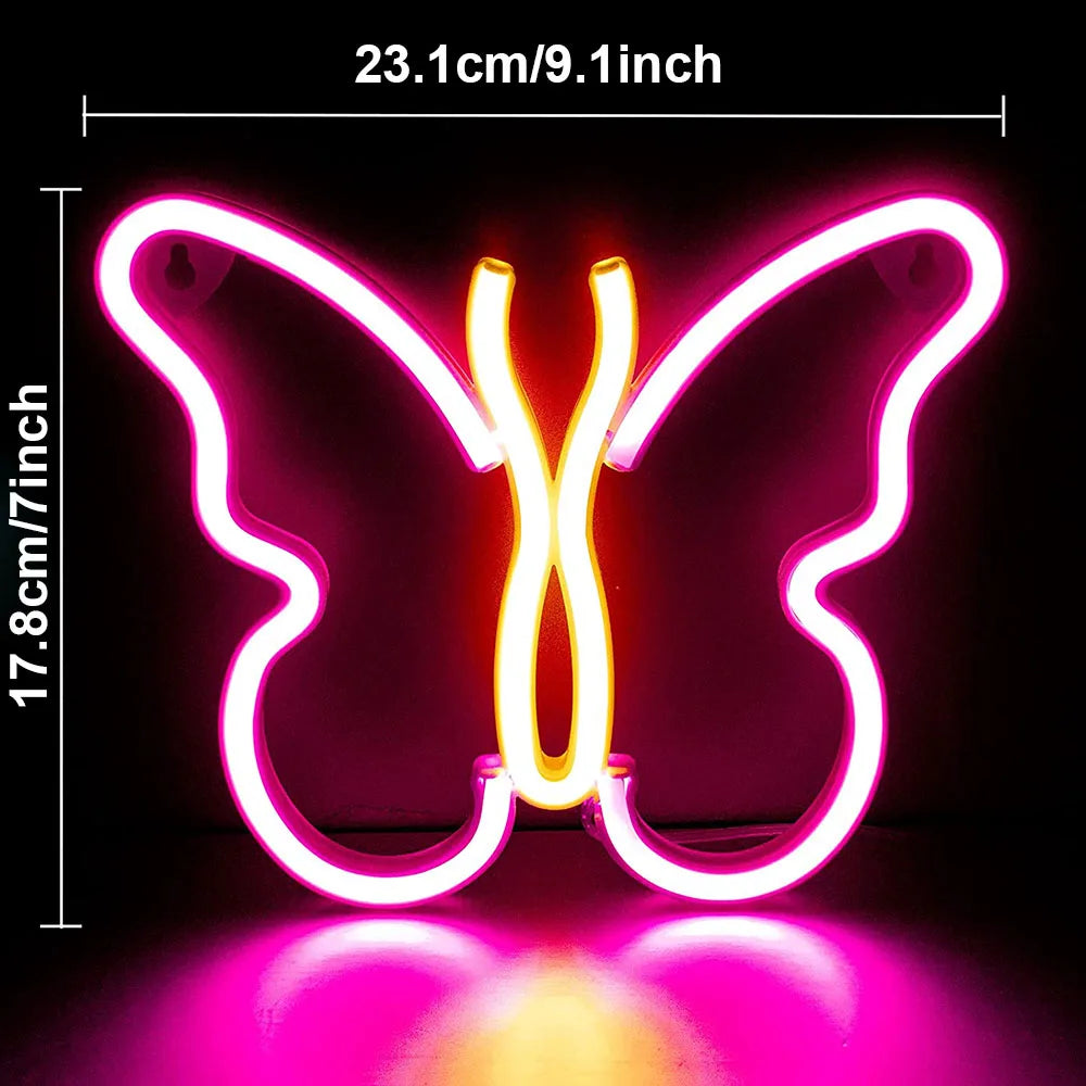 USB/Battery LED Neon Light Wall Art