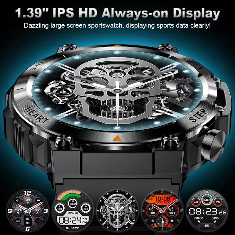 2026 Men Fitness Smart Watch Bluetooth Calling