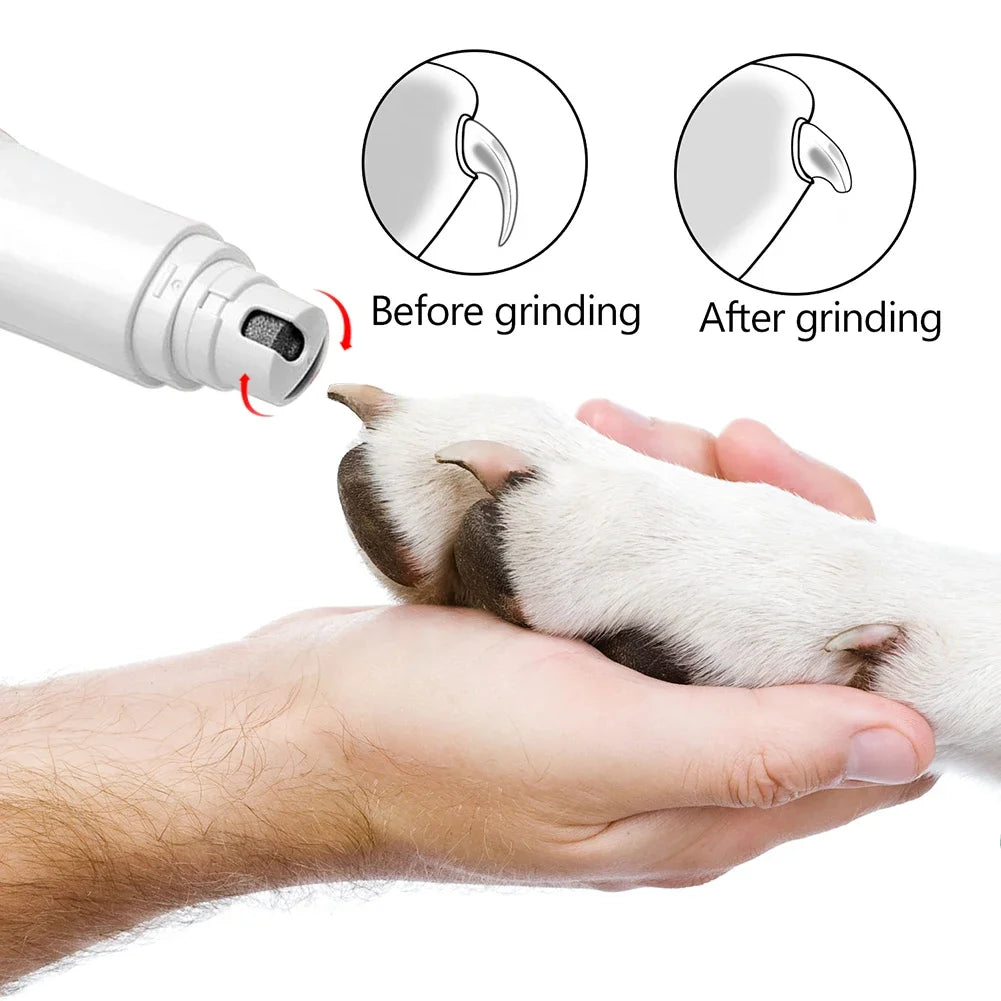 Electric Pet Nail Grinder &amp; Grooming Tool