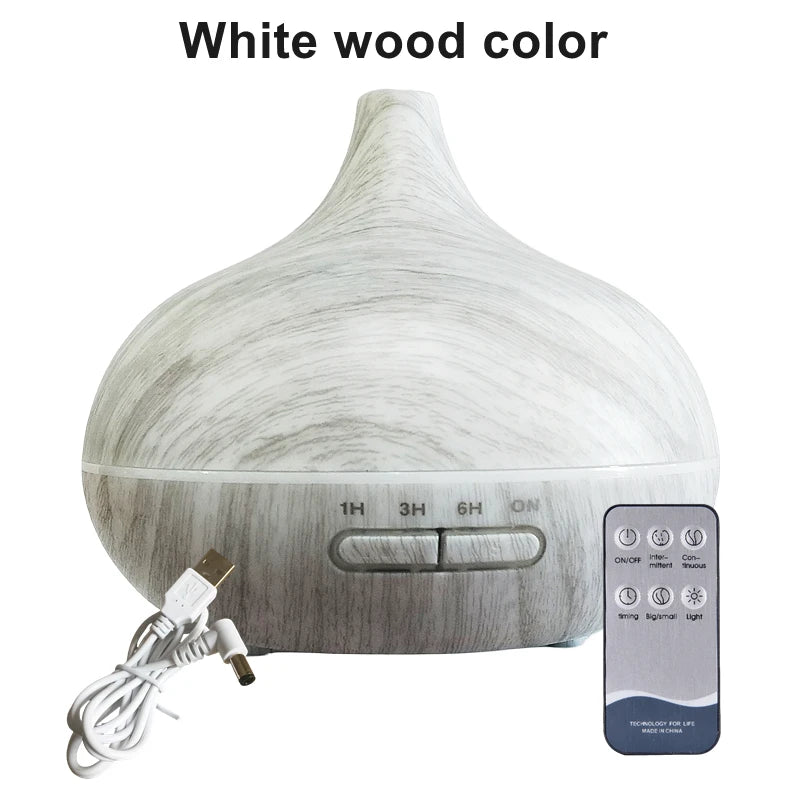 550ml Wood Color USB Aroma Diffuser