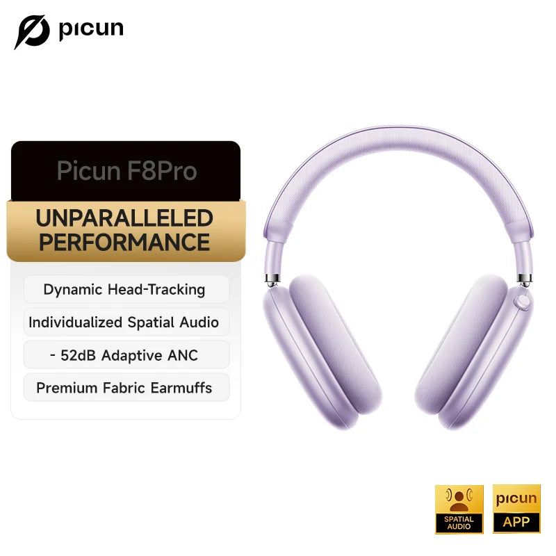 Picun F8 Pro ANC Wireless Headphones