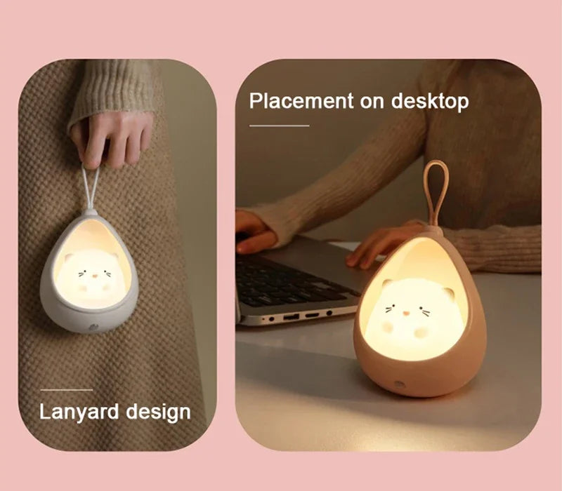 LED USB Rechargeable Intelligent Human Sensing Sleep Light Night Light