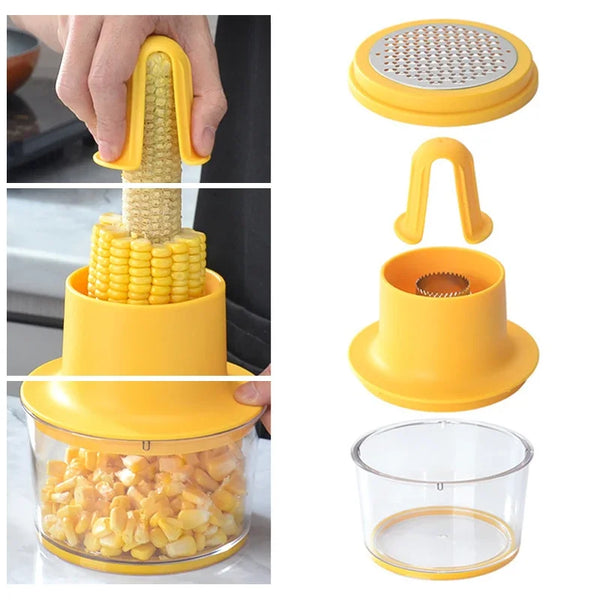 4 In 1 Corn Husker Corn Sheller Corn Cob Cutter Corn Thresher Garlic Grinder