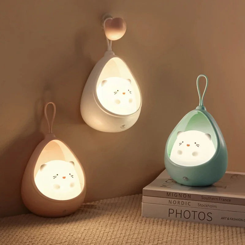 LED USB Rechargeable Intelligent Human Sensing Sleep Light Night Light