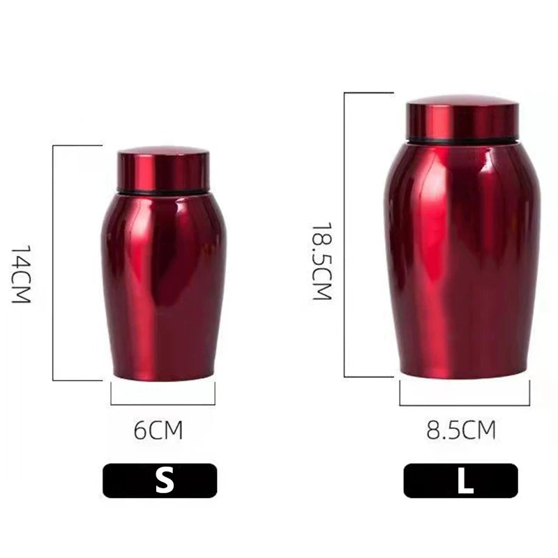 S-L Size Stainless steel Pet Urns