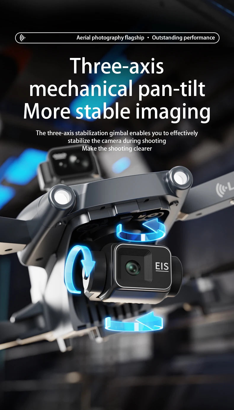 L600 Pro MAX 4K or 8K 3-Axis Gimbal GPS and Obstacle Avoidance 5G WIFI Quadcopter Drone