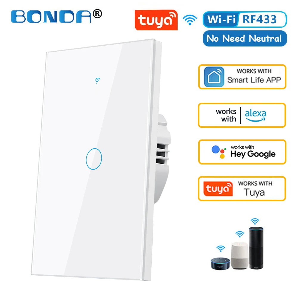 US WiFi Smart Wall Switch