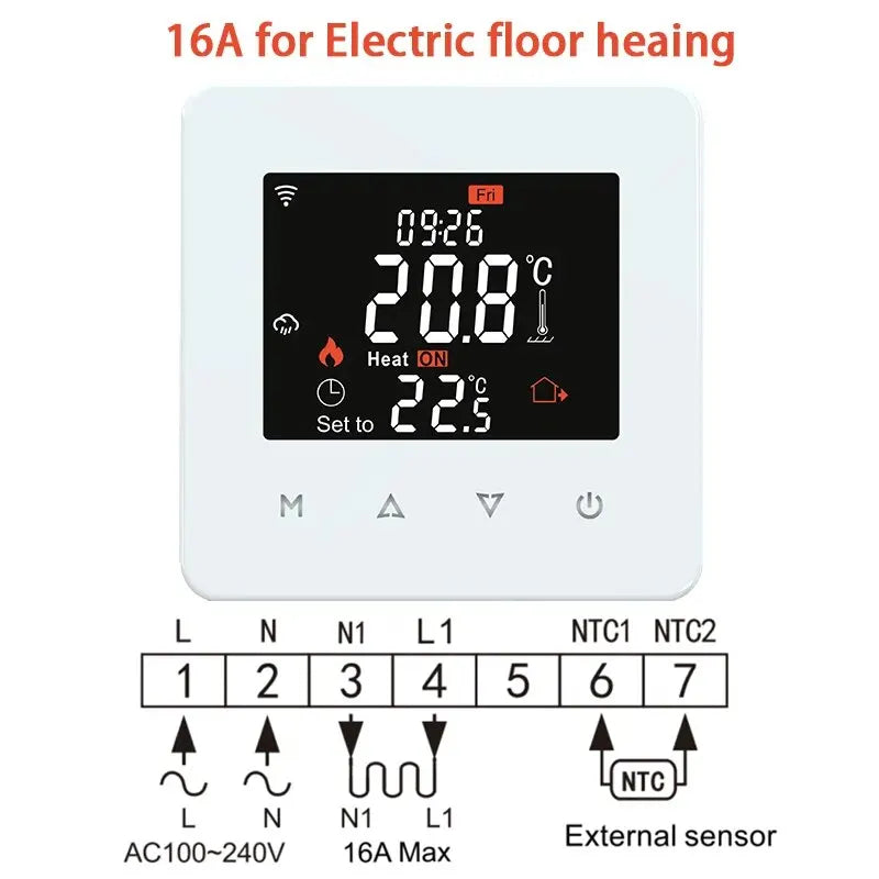 Smart Home Thermostat – WiFi Temperature Controller