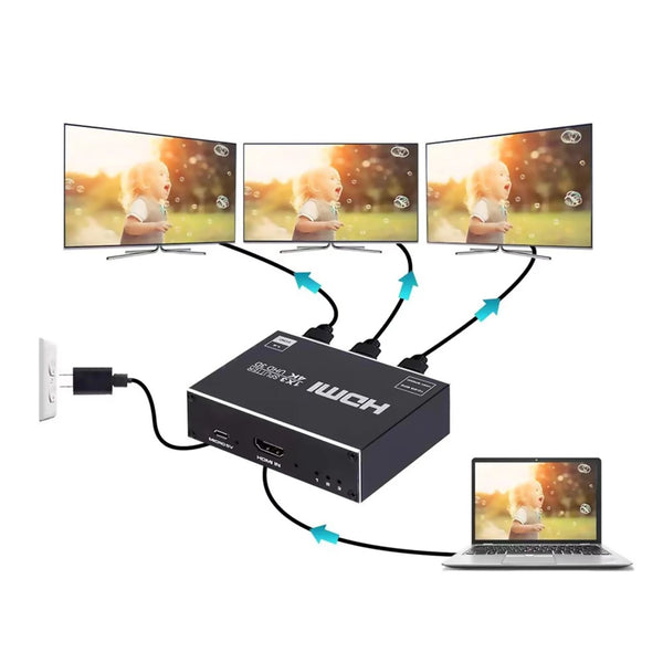1 In 3 Out 4K HDMI Splitter