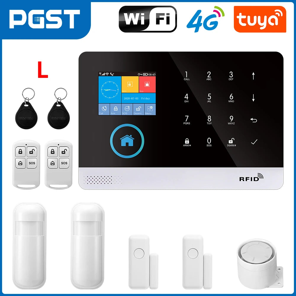 4G WiFi Home Security Alarm System