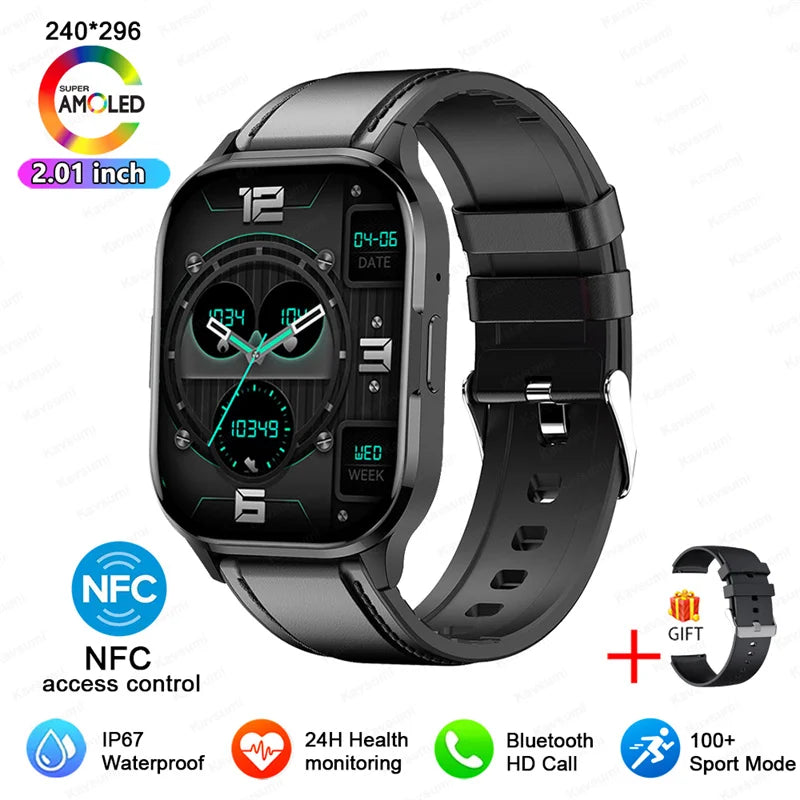 2026 Women Fashion Ultra Smartwatche 2.01"AMOLED Full Touch Screen For Android IOS