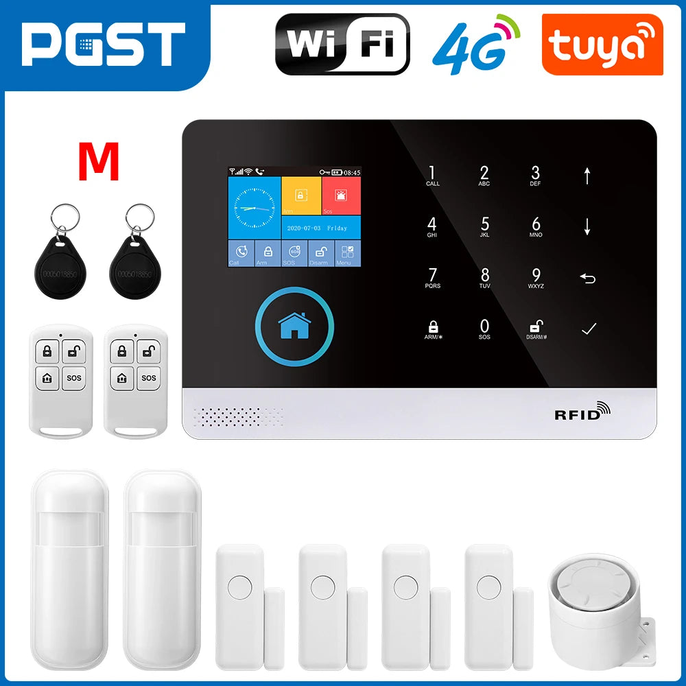 4G WiFi Home Security Alarm System