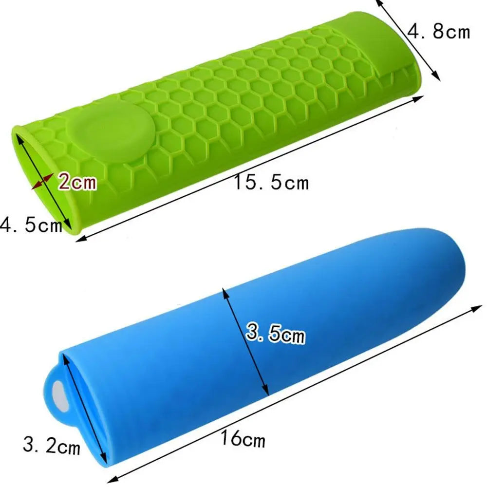 2Pcs Silicone Pot Pan Handle Sleeve
