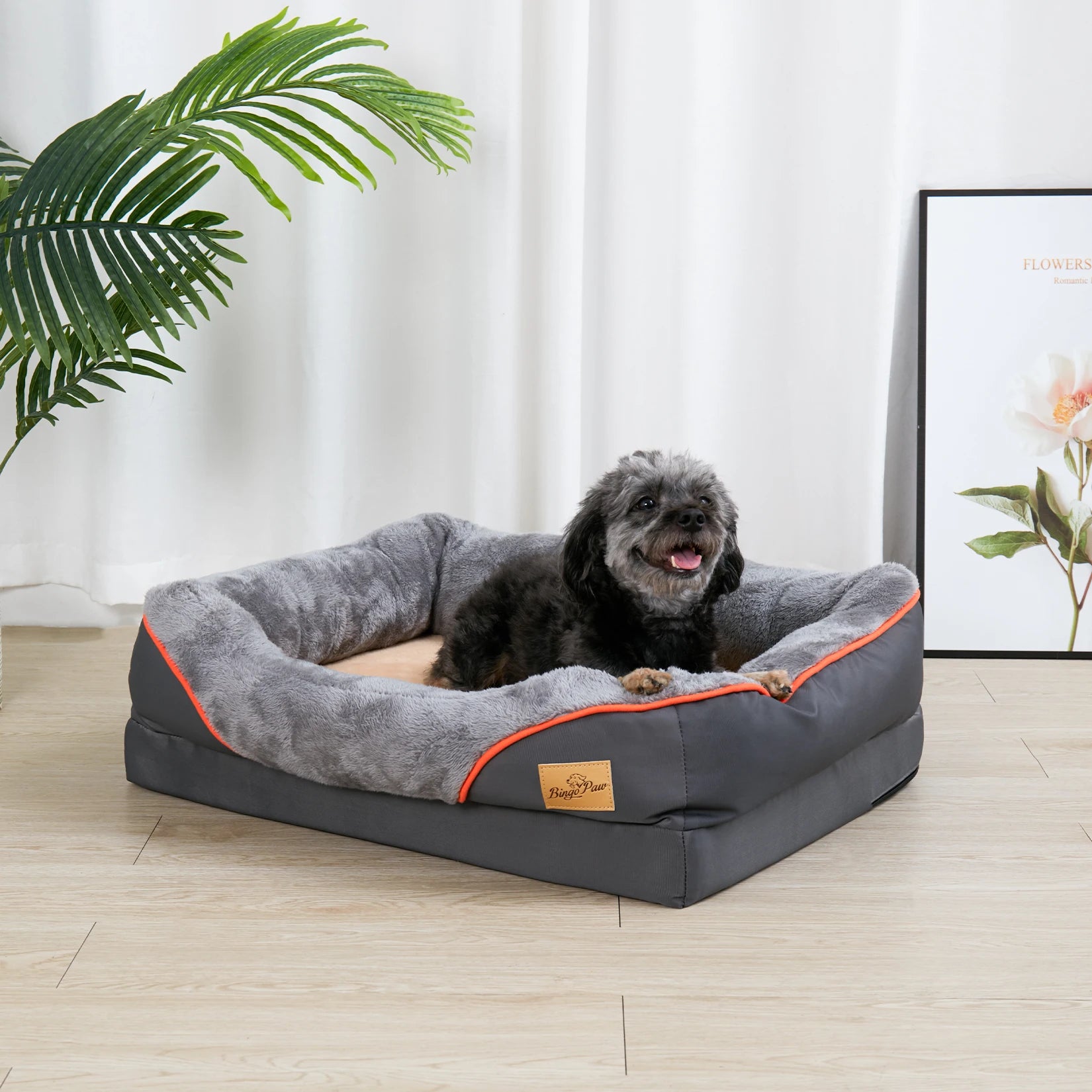 L-XXXL Dog Bed - Super Soft Orthopedic Foam Pet Bed