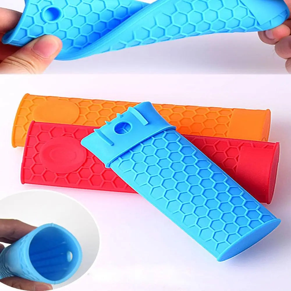 2Pcs Silicone Pot Pan Handle Sleeve