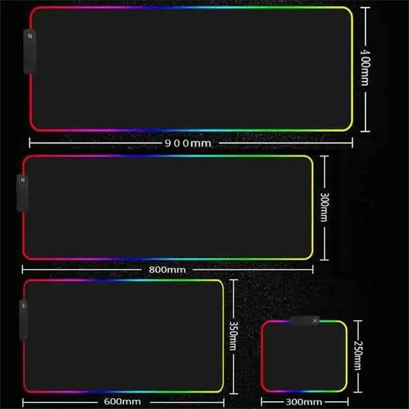 Universe RGB Large Backlit LED Luminous Gaming Mousepad