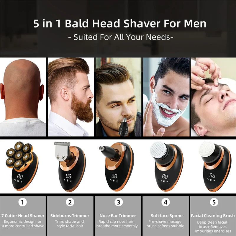 Men 7D Floating Electric Shaver