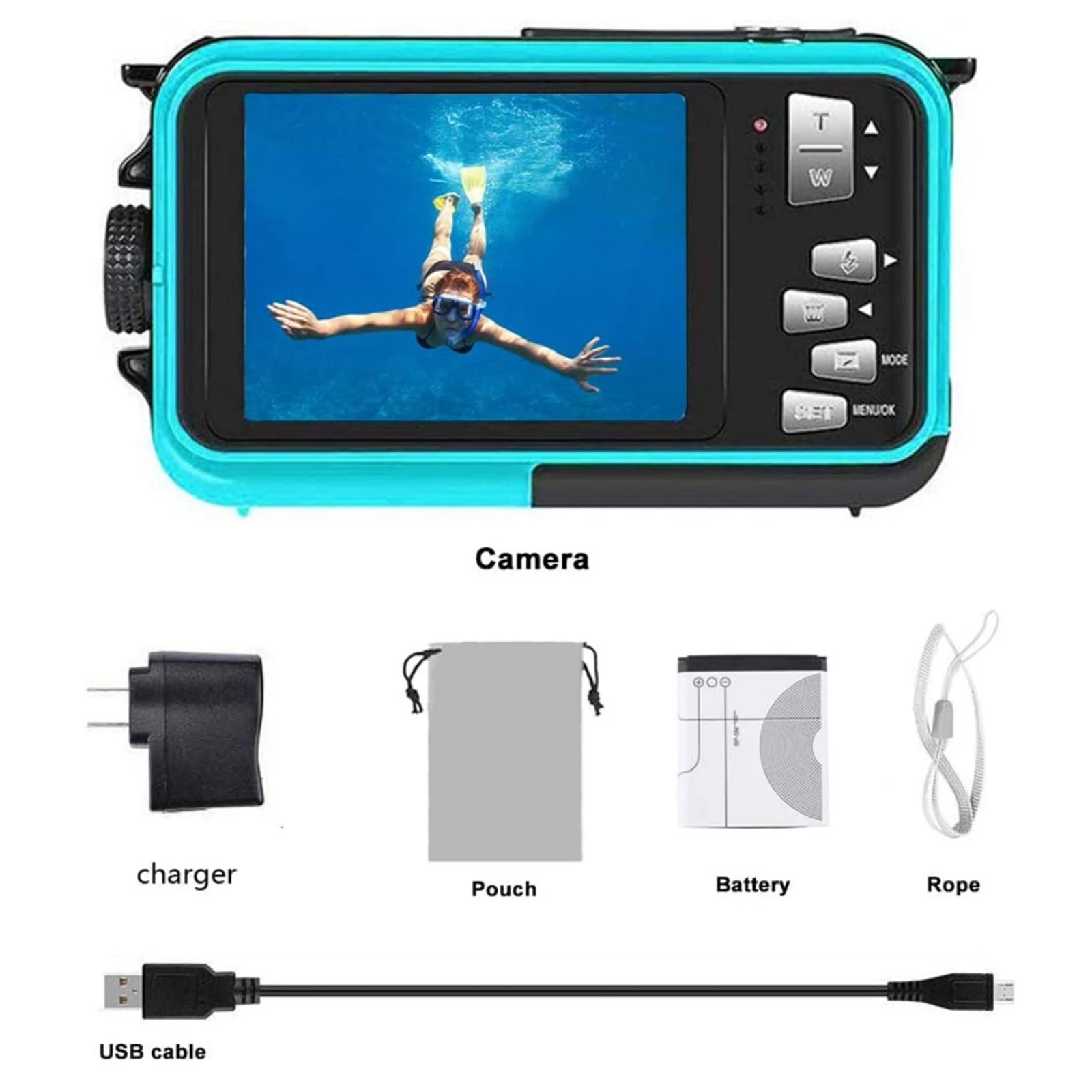 Automatic Flash Underwater Camcorder