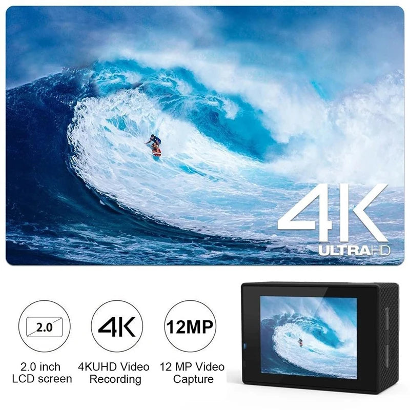 4K Action Camera 1080P/30FPS